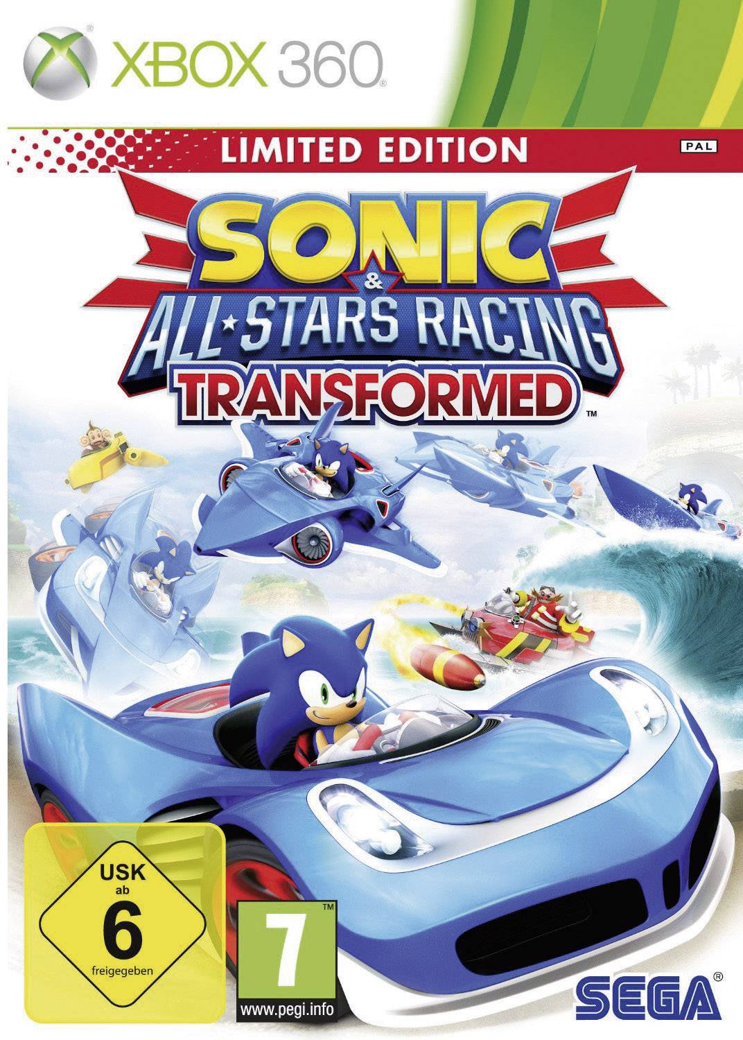 XBox 360 Sonic All-Stars Racing Transformed - Limited Edition