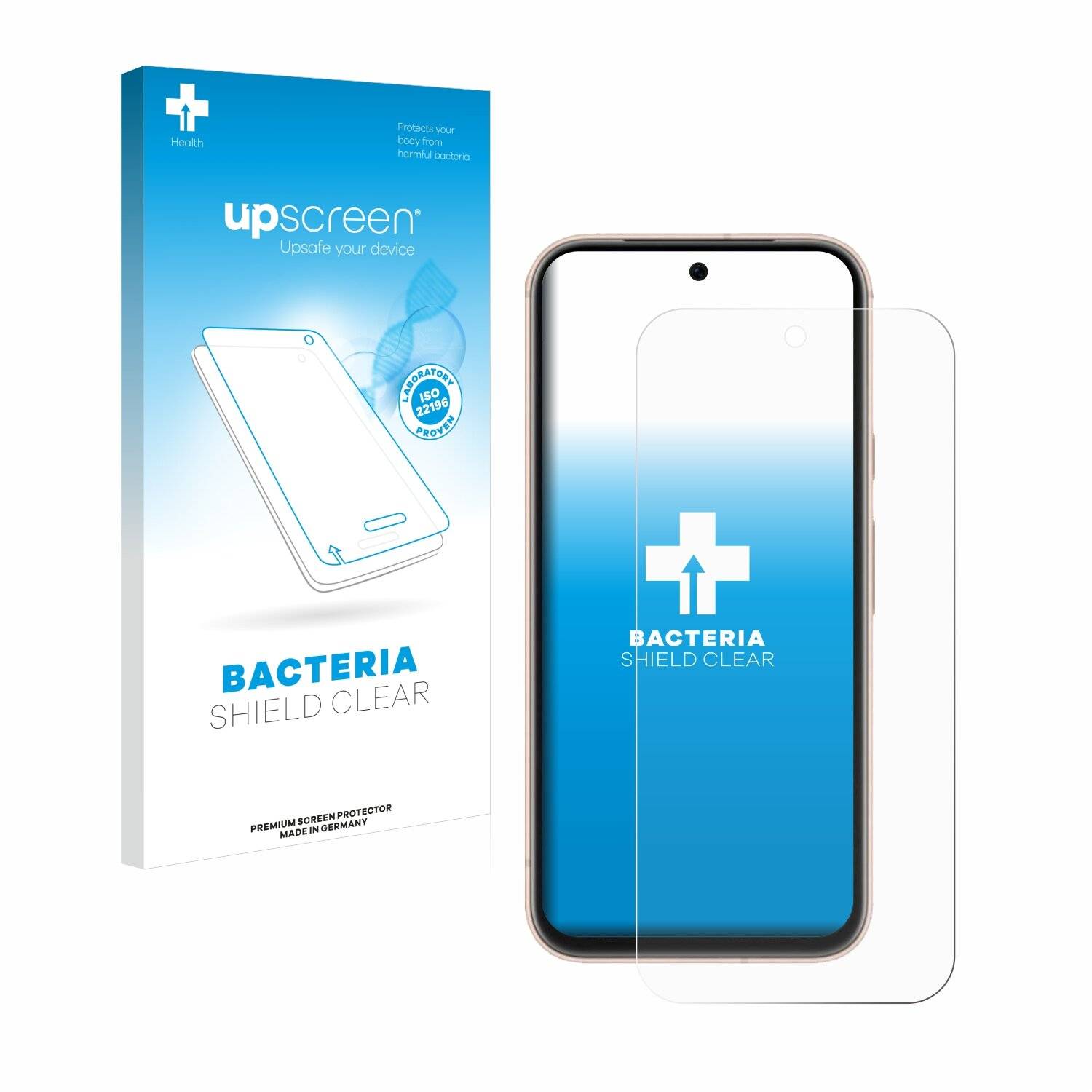 upscreen Bacteria Shield Schutzfolie für Google Pixel 8a - Antibakteriell