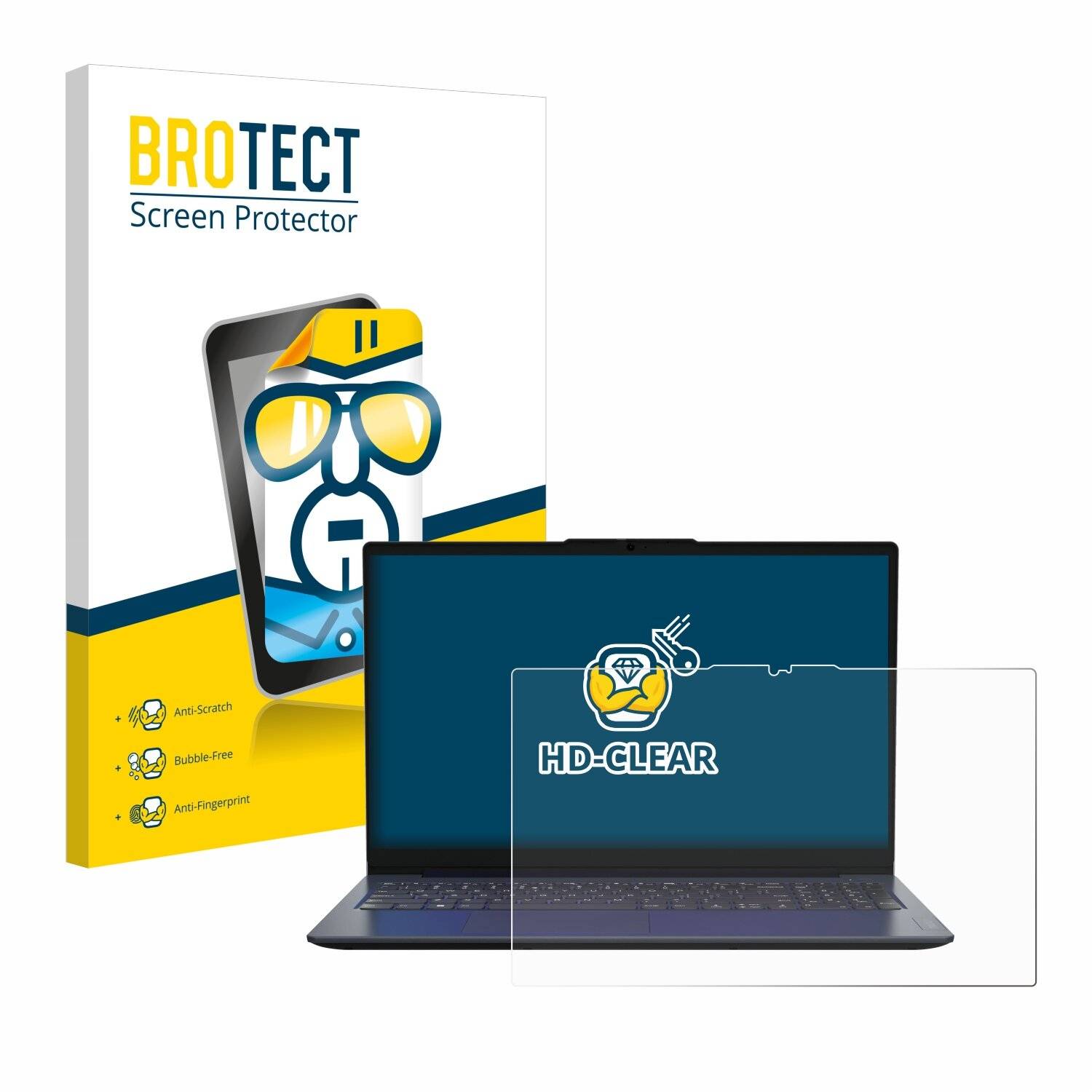 BROTECT Displayschutz-Folie für MEDION E15235 15.6