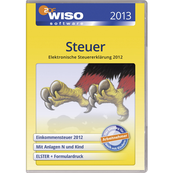 WISO Steuer 2013 Vollversion, 1 Lizenz Windows Steuer-Software