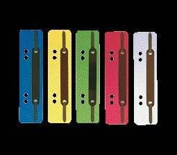 LEITZ 125260010 Leitz Heftstreifen kurz 3 7100015 35x158mm PP ge 25 St./Pack.