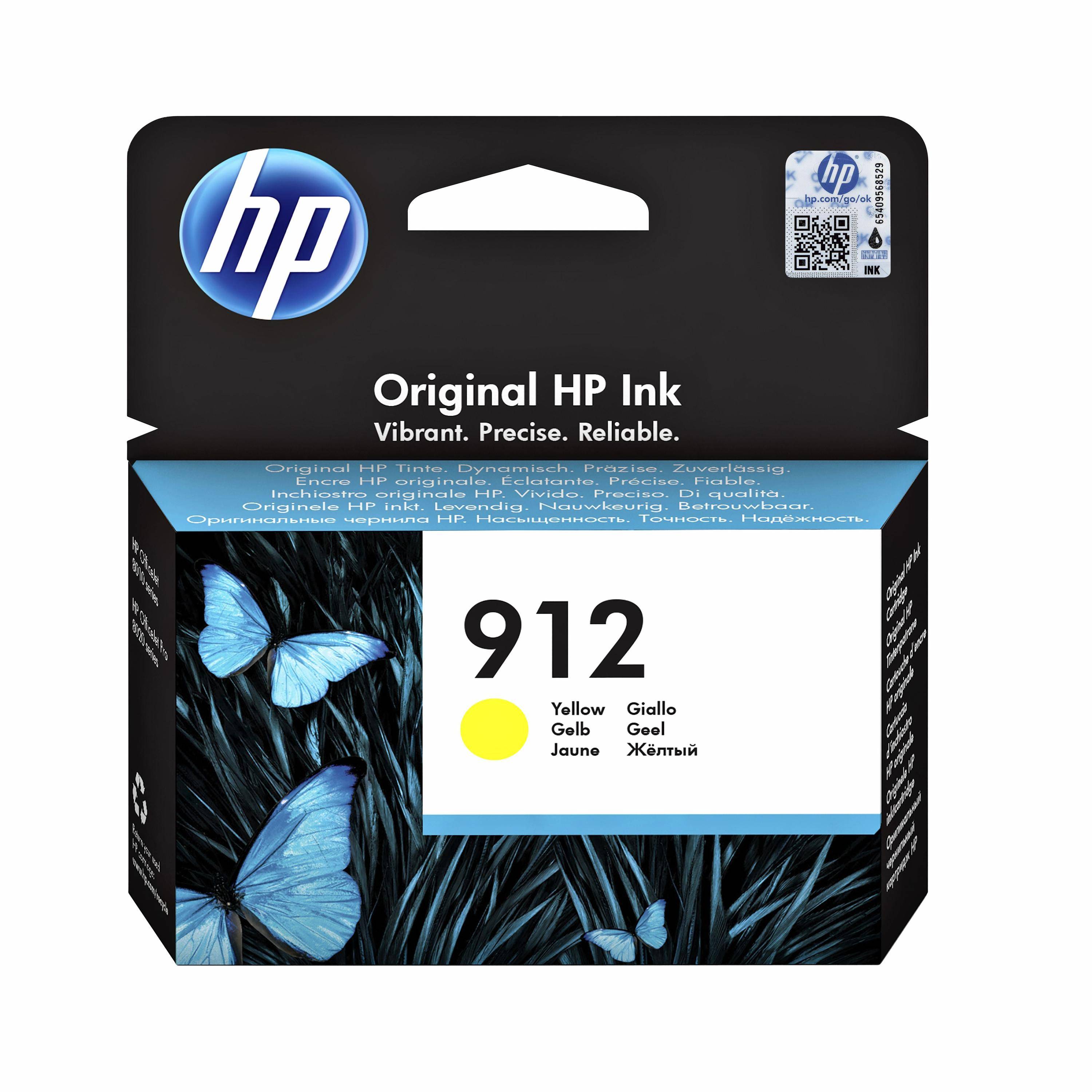 HP 912 - 4 ml - Gelb - original - Officejet -Tintenpatrone - für Officejet 8010