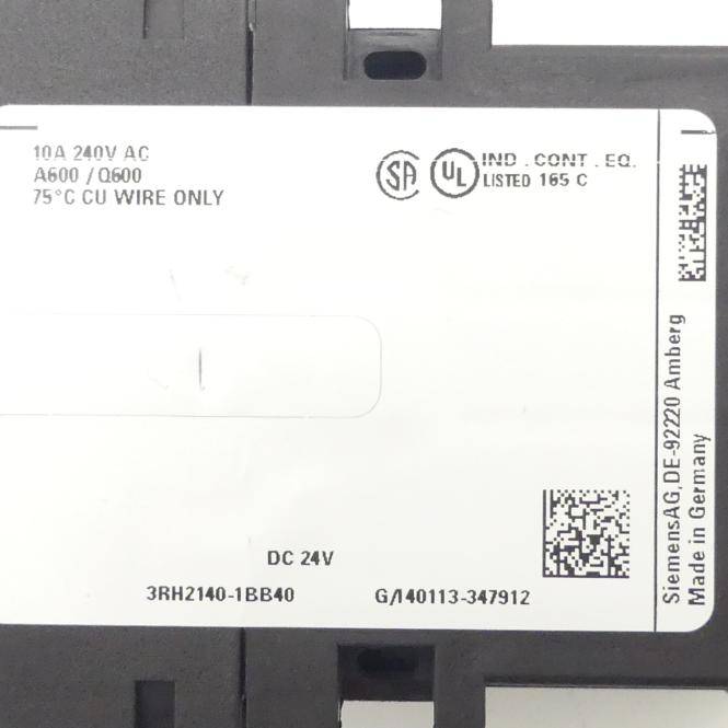 Siemens Leistungsschütz (3RH2140-1BB40)