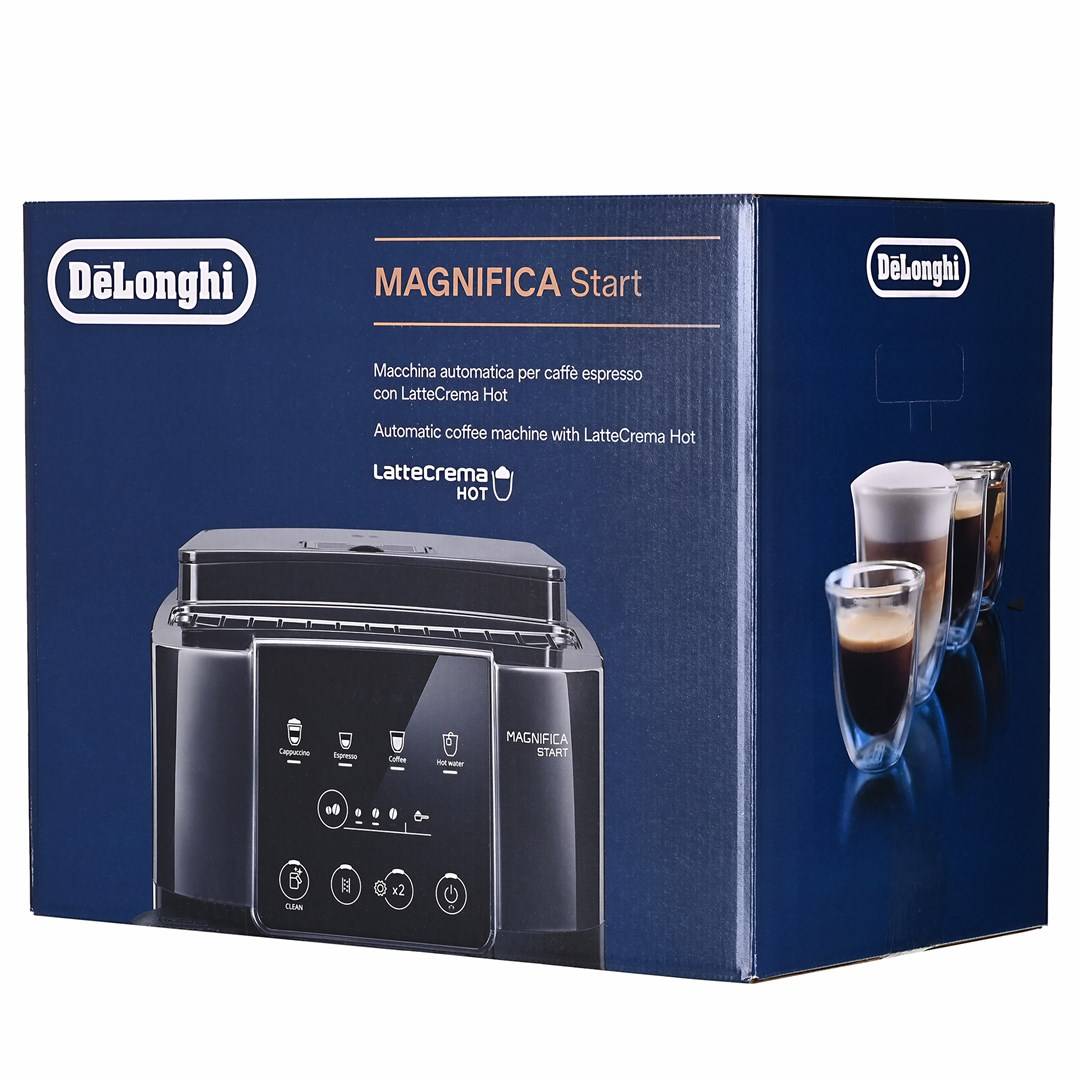 De Longhi Magnifica Start Milk ECAM220.60.B, Espressomaschine, 1,8 l, Kaffeebohnen, Gemahlener