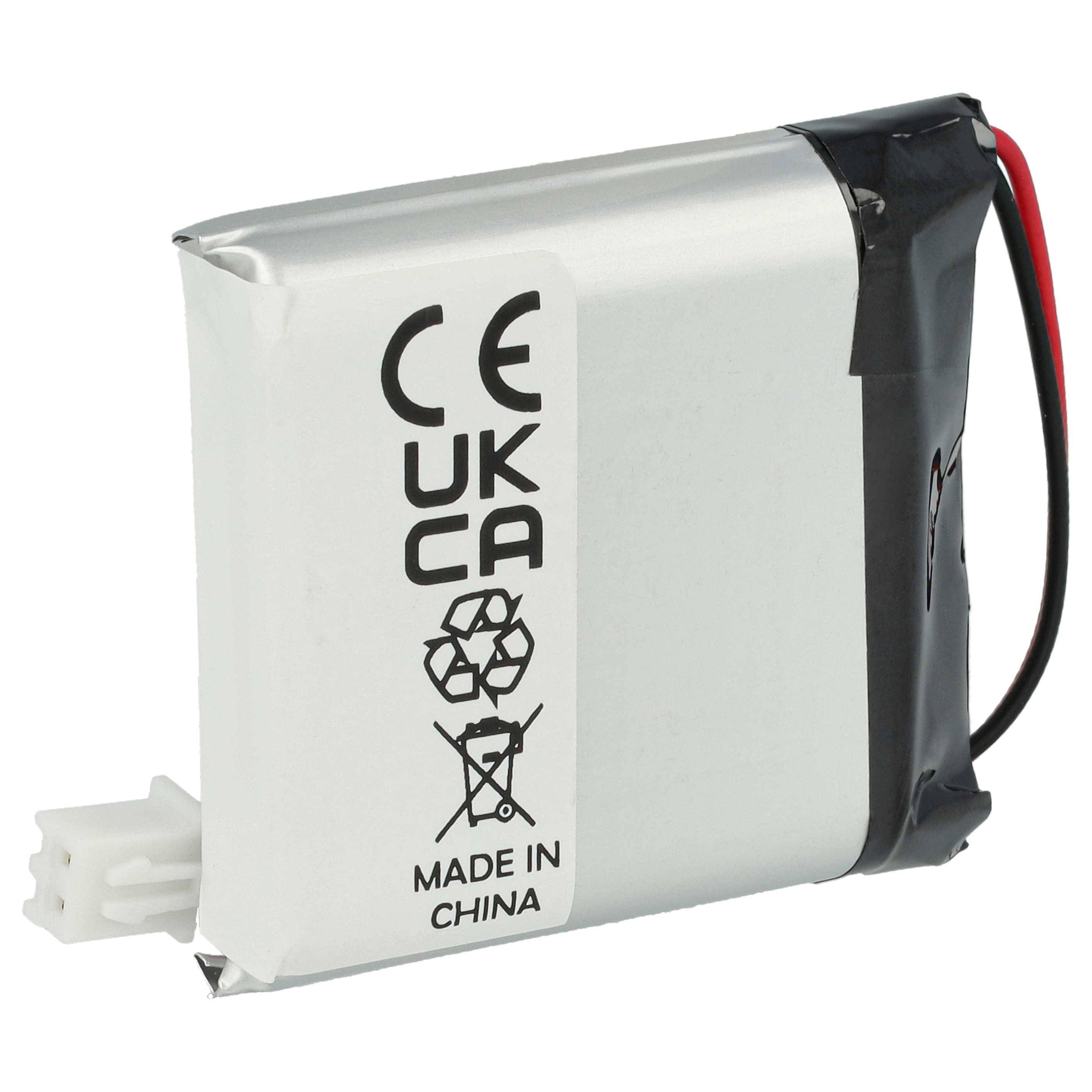 vhbw 2x Akku Ersatz für Zafferano BAT04704004001000 für Tischlampe, Nachttischlampe (1900 mAh, 3,7 V, Li-Polymer)