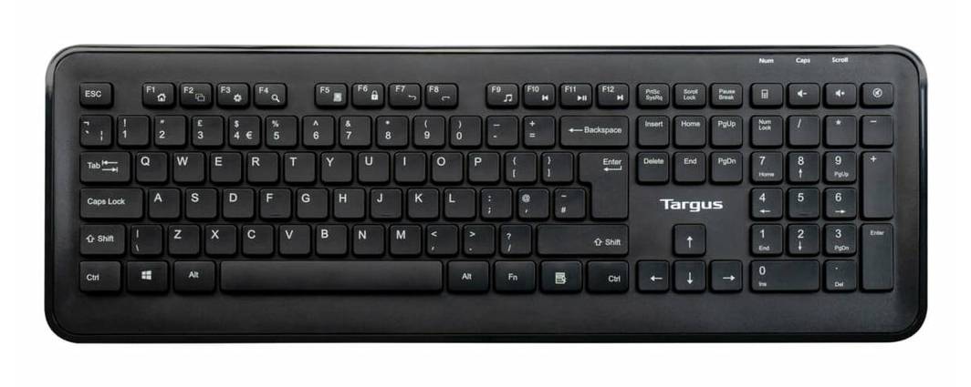 Targus AKM610NO Tastatur Maus enthalten Universal RF Wireless QWERTY Nordisch Schwarz