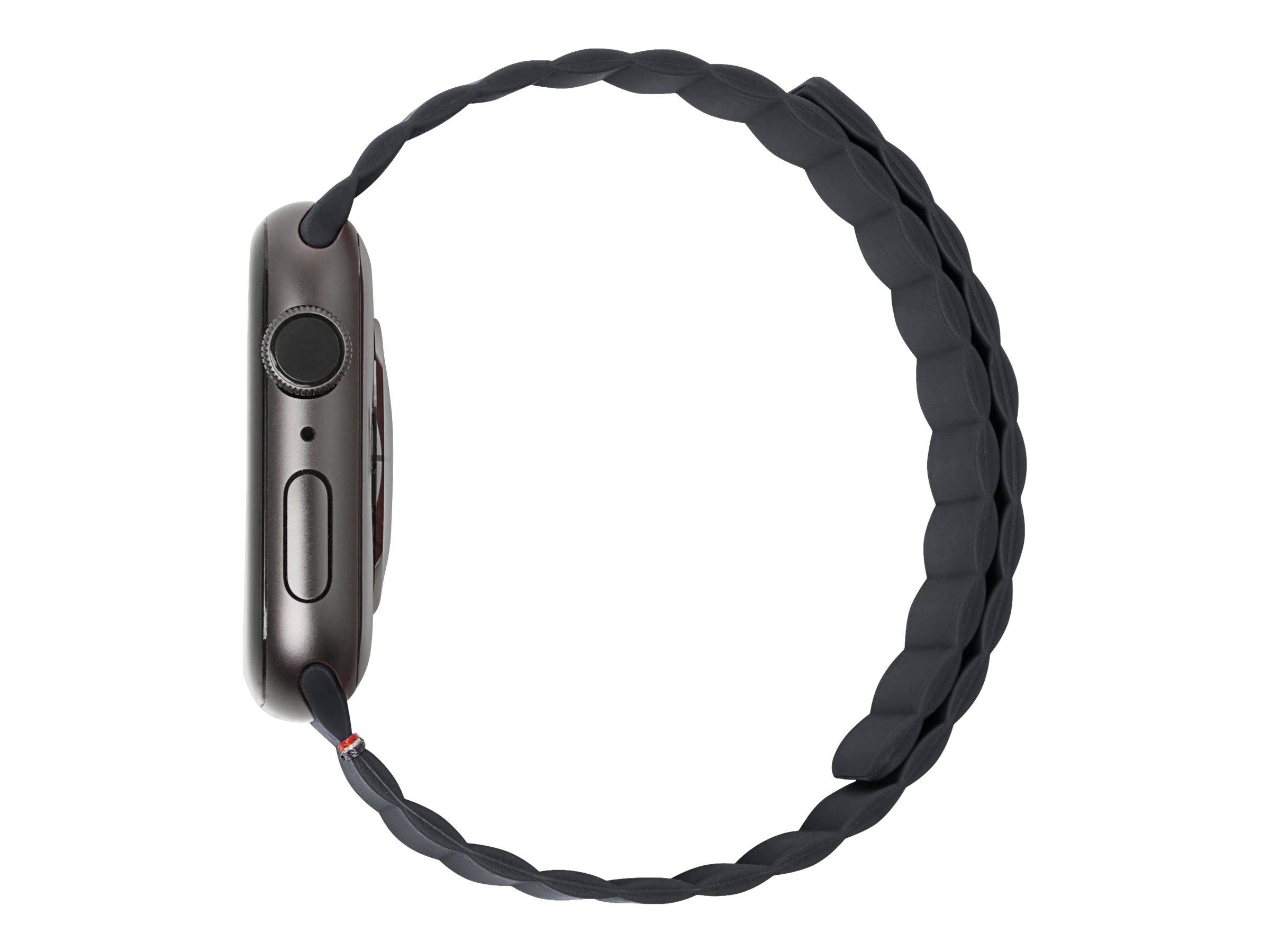 Decoded D21AWS44TS3SCL, Band, Smartwatch, Holzkohle, Apple, Watch, Silikon