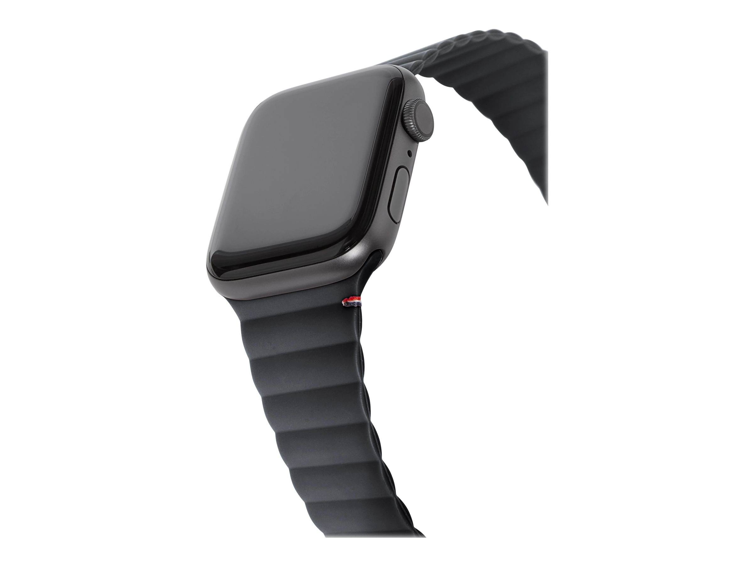 Decoded D21AWS44TS3SCL, Band, Smartwatch, Holzkohle, Apple, Watch, Silikon