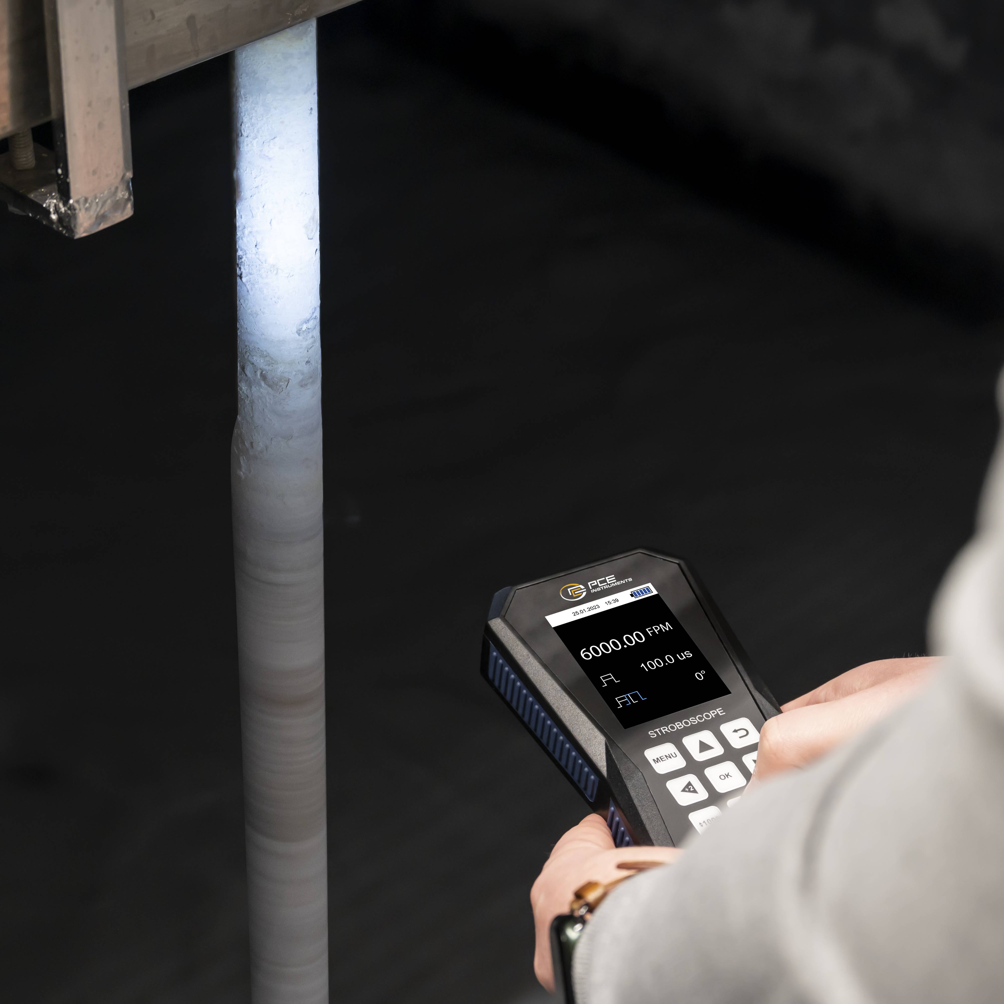 PCE Instruments PCE-LES 303 LED-Stroboskop Anzahl LEDs (Details):3 St. Kaltweiß