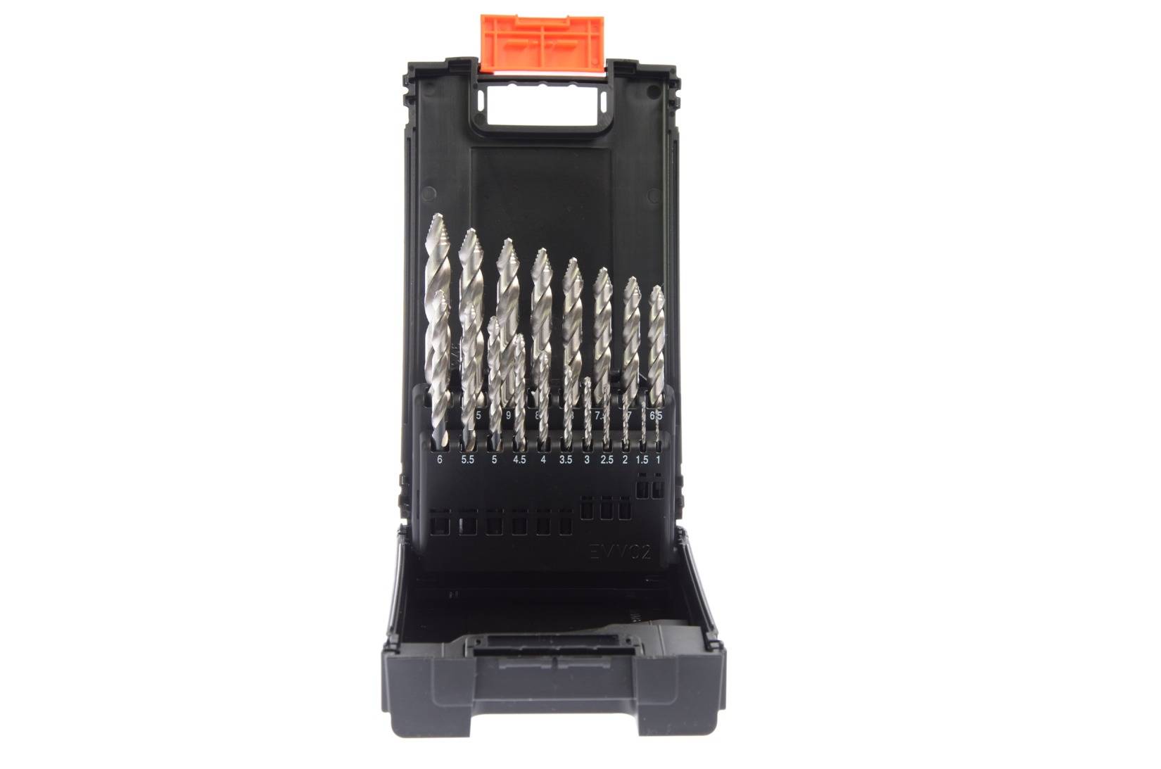 Projahn Premium Spiralbohrersortiment PROSTEP mit Stufenspitze HSS-G 19-teilig