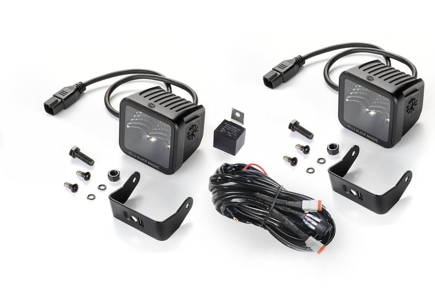 HELLA 1FA 358 176-811 LED Cube KIT 3.2`` Nafeld