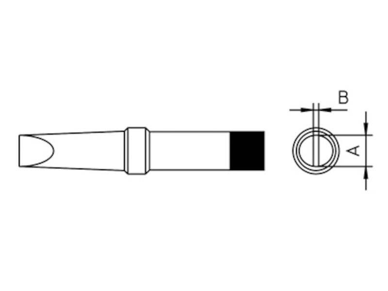 Weller Lötspitze flach 2,4 mm