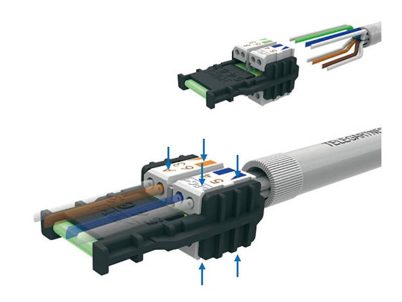 Telegärtner J00026A2000 MFP8 RJ45 Stecker T568A