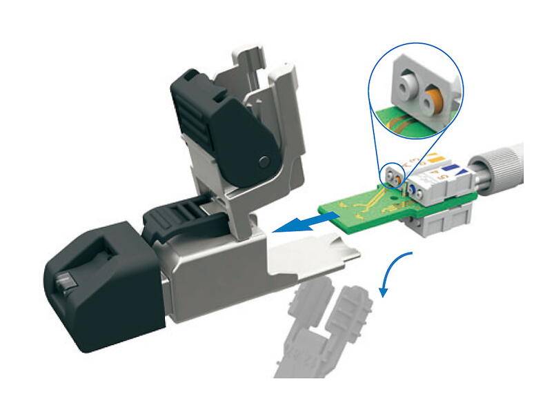 Telegärtner J00026A2000 MFP8 RJ45 Stecker T568A