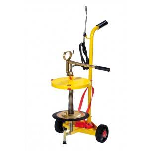 Manuelle Mobile Fettpresse für 18-30kg Behälter, Abschmierdruck 400 bar,40g Fett bei 10Hüben