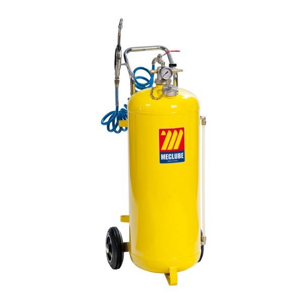 Pneumatischer Ölspender, 50l Behälter, PU-Spiralschlauch 3m, mit Ölpistole
