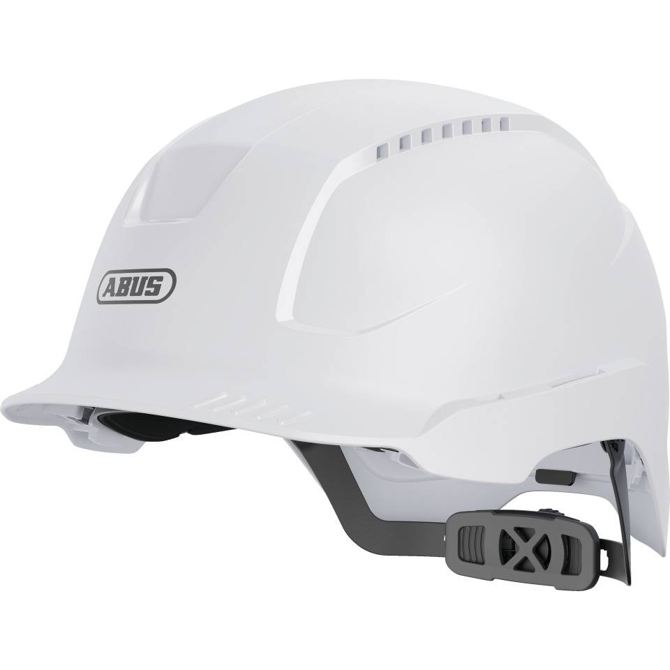 ABUS Arbeitsschutzhelm Scator, Kat.II, kurzer Schirmm, polar-weiß, 53-63 cm