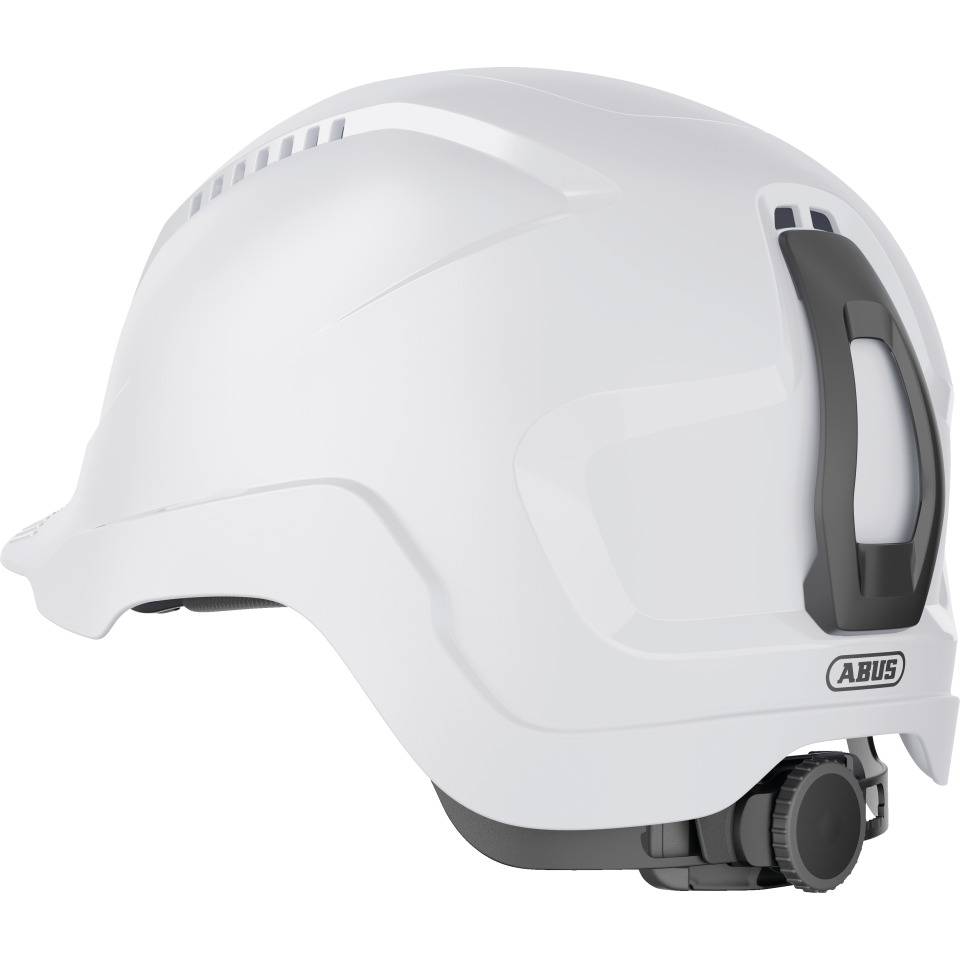 ABUS Arbeitsschutzhelm Scator, Kat.II, kurzer Schirmm, polar-weiß, 53-63 cm