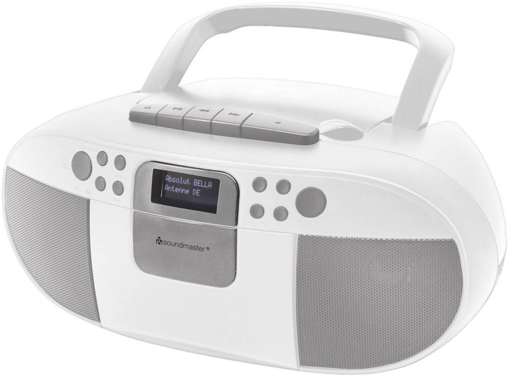 Soundmaster DAB+Boombox SCD7800WE ws