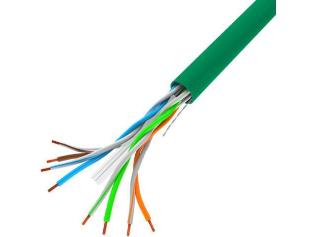 Lanberg LCU6-10CC-0305-G Lanberg LAN-Kabel 1GB/S 305m Solid CCA grün