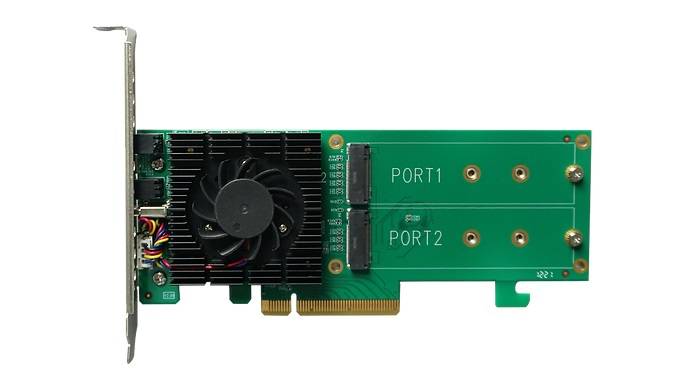 HighPoint SSD6202A, PCI Express 3.0, PCI Express x8, 0, 1, 8 Gbit/s, 2 Kanäle, 920,585 h