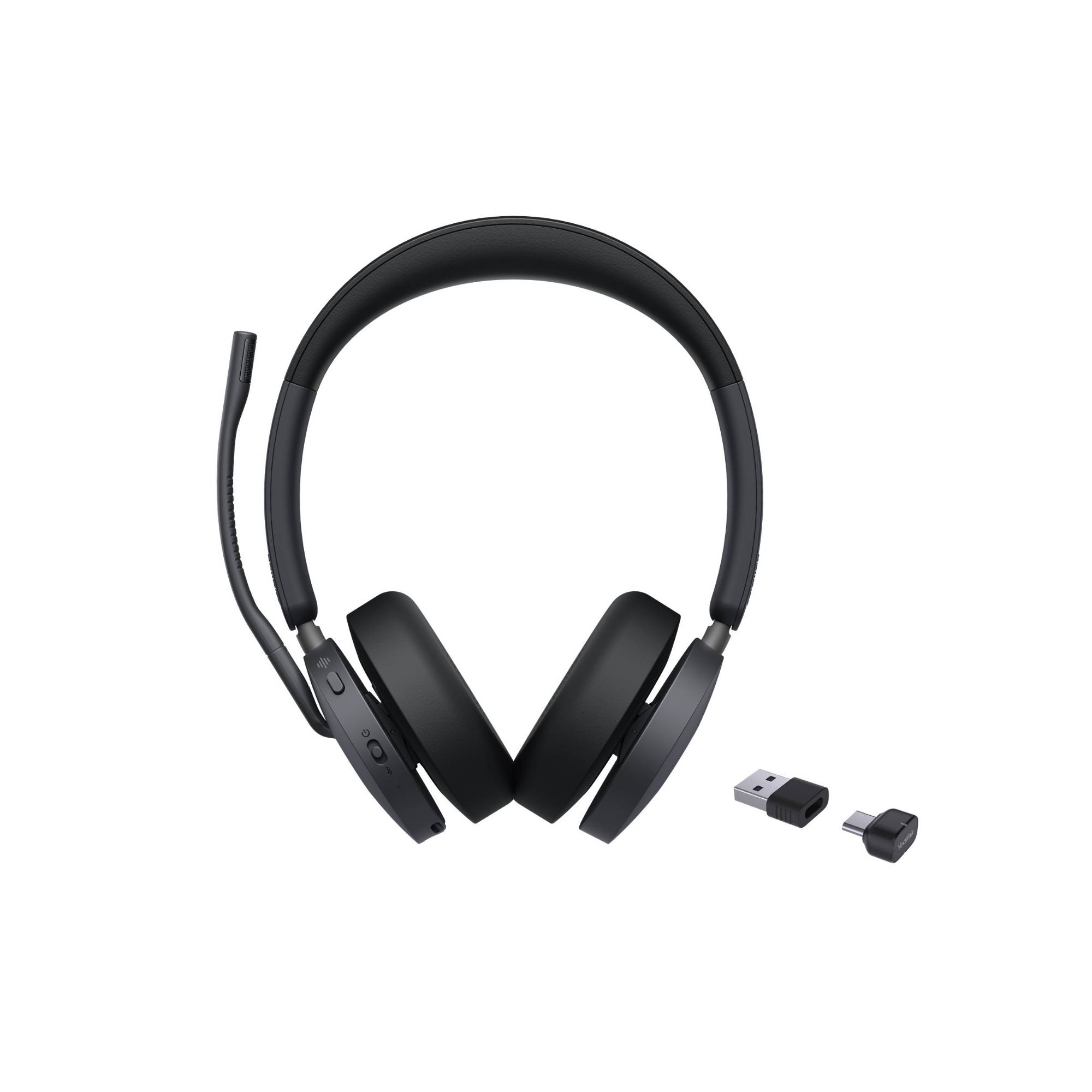 Yealink BH74 Headset On-Ear Bluetooth kabellos aktive Rauschunterdrückung Adapter USB-C via UC-zertifiziert