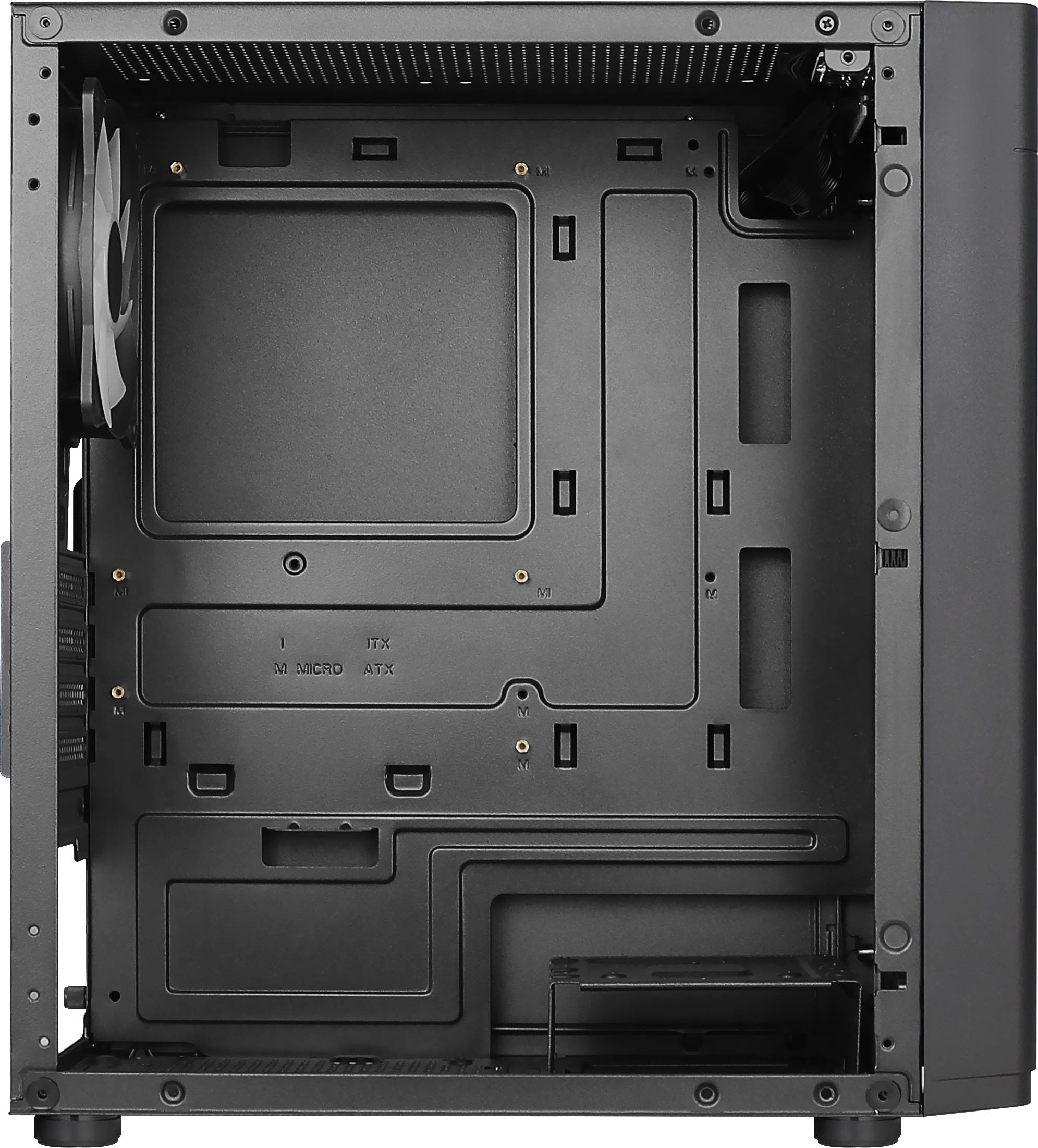 AEROCOOL ADVANCED TECHNOLOGIES Hexform Mini Tower Schwarz - Midi/Minitower - ATX