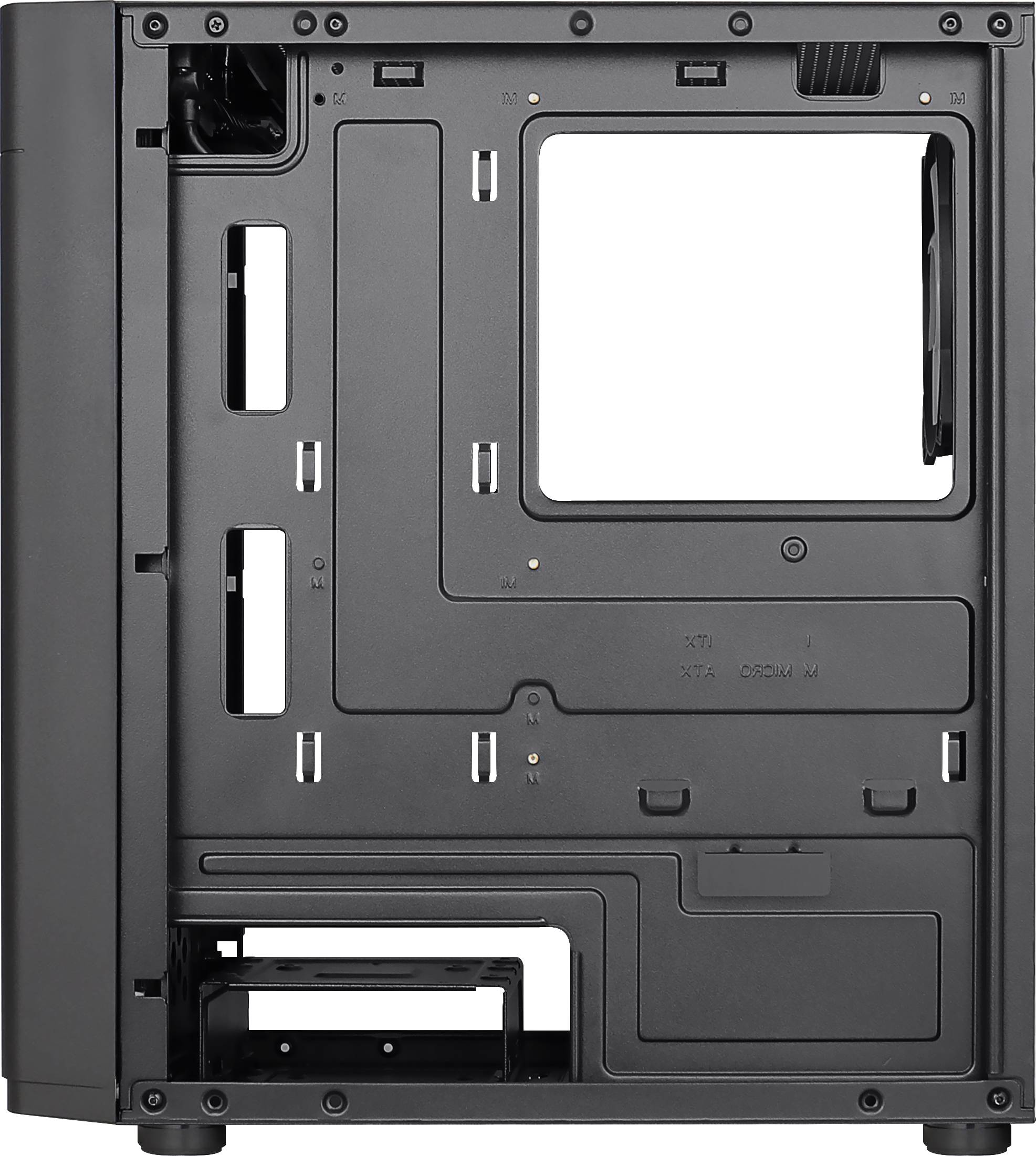 AEROCOOL ADVANCED TECHNOLOGIES Hexform Mini Tower Schwarz - Midi/Minitower - ATX