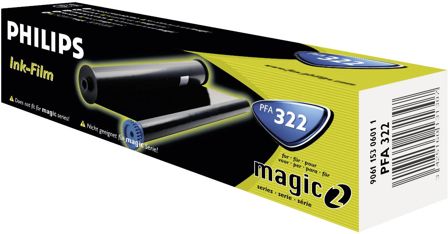 Philips Ink Film / Farbband / Transferband für Faxgeräte PFA 322 / 906115306011, 150 Seiten