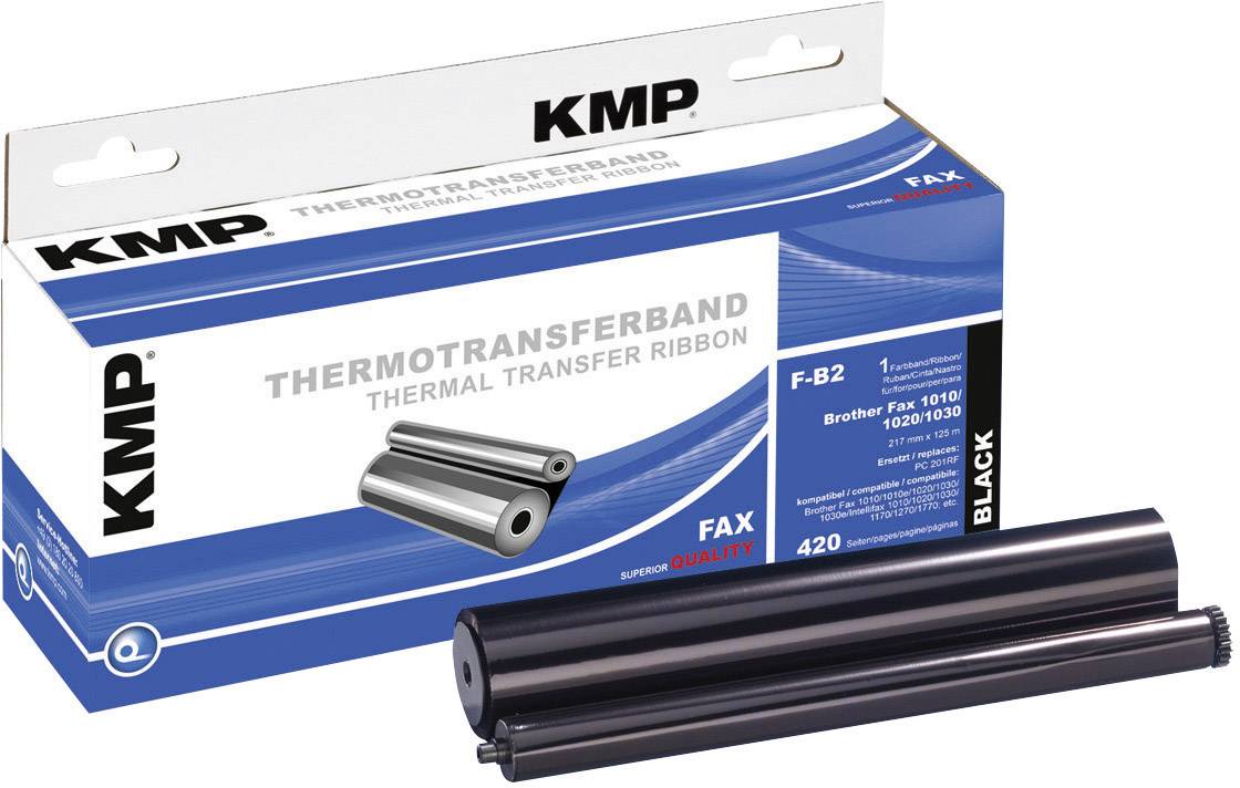 KMP Thermotransfer-Rolle Fax ersetzt Brother PC-200RF Kompatibel 420 Seiten Schwarz 1 St. F-B2 71000,0002