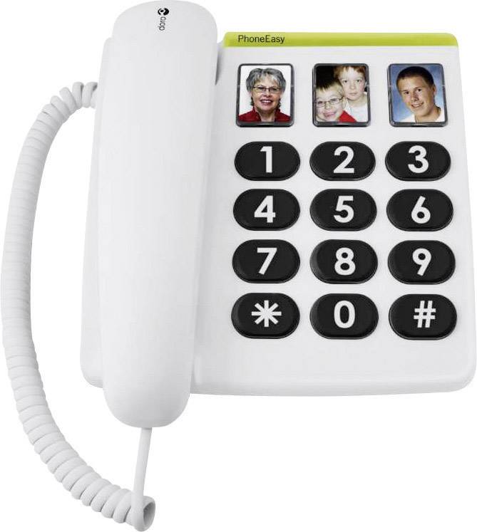 DORO PhoneEasy 331ph - Telefon mit Schnur - Grau