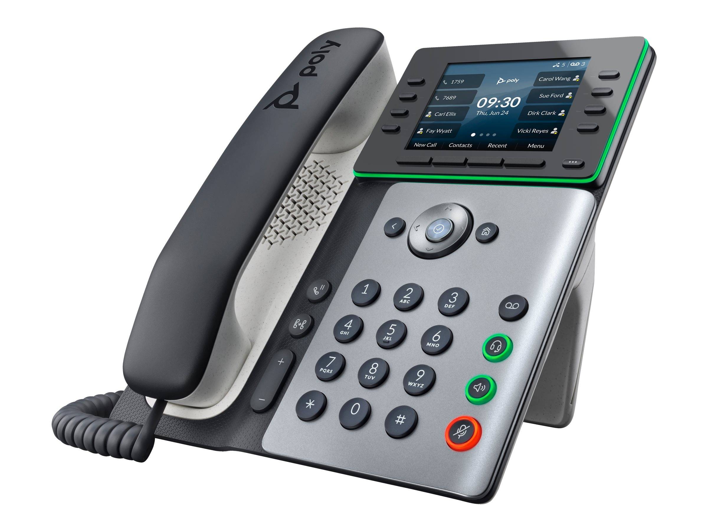 HP - Poly Edge E320 - VoIP-Telefon - mit Bluetooth-Schnittstelle