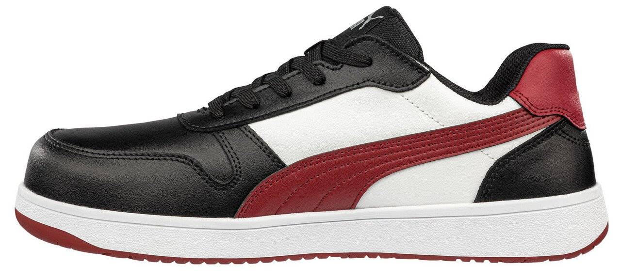 Sicherheitshalbschuh/-hochschuh S3L Frontcourt ESD FO HRO SRC 640200-46 Größe 46 Farbe schwarz/weiß/rot Typ Halbschuh