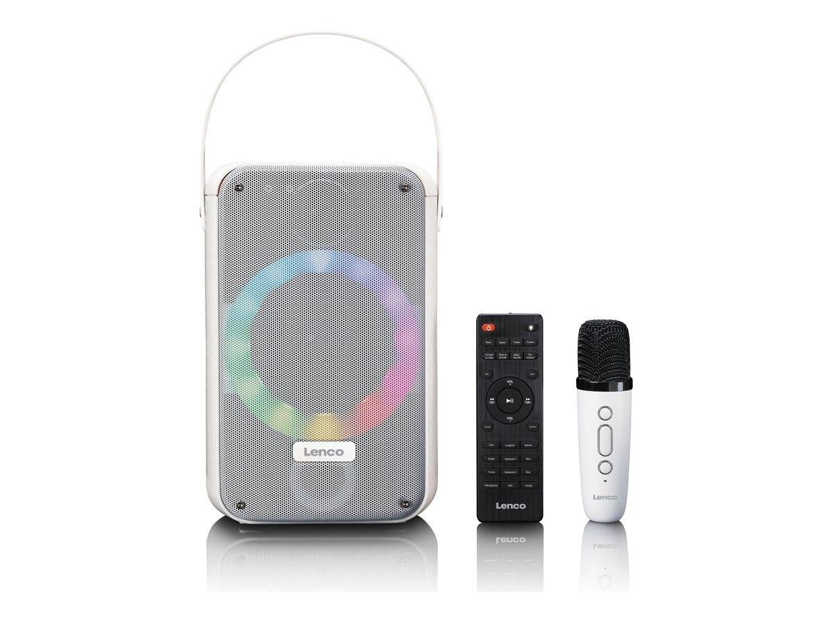 Lenco BTC-055BK - Party-Soundsystem - tragbar - kabellos - Bluetooth - 20 Watt -