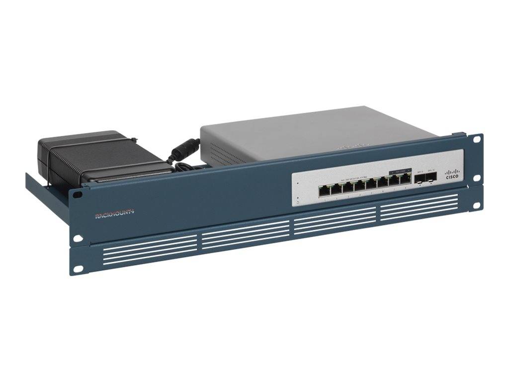 Rackmount.IT RM-CI-T18 - Montagesatz für Netzwerkgeräte - Rack montierbar - Metallisch Blau - 1.3U - 48.3 cm (19)