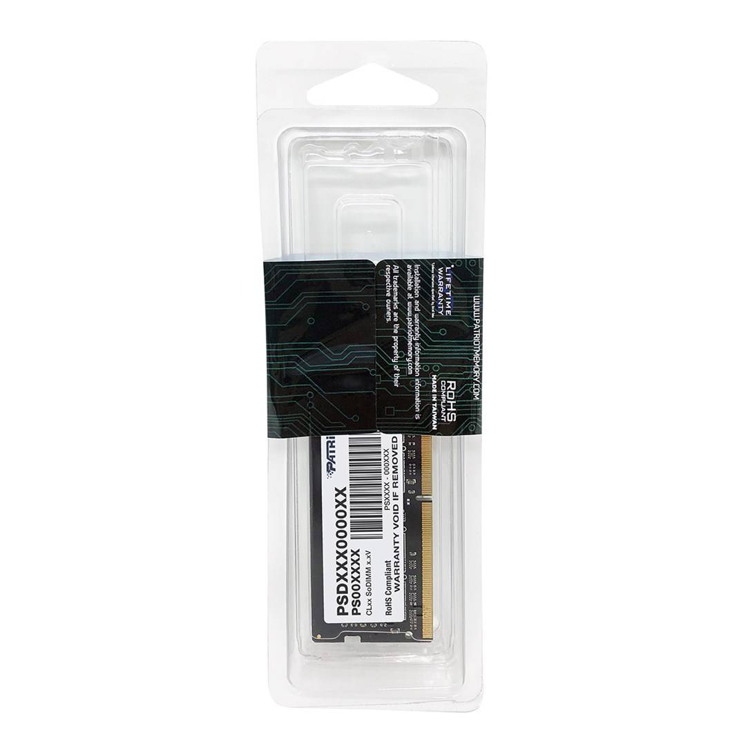 PATRIOT PSD48G32002S Signature-Line SO-DIMM, 8GB, DDR4, 8GB, 3200 Mhz, 22-22-22-52, 1.2v - 8 GB - DDR4