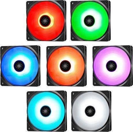 DeepCool RF120, Ventilator, 12 cm, 500 RPM, 1500 RPM, 27 dB, 56,5 cfm