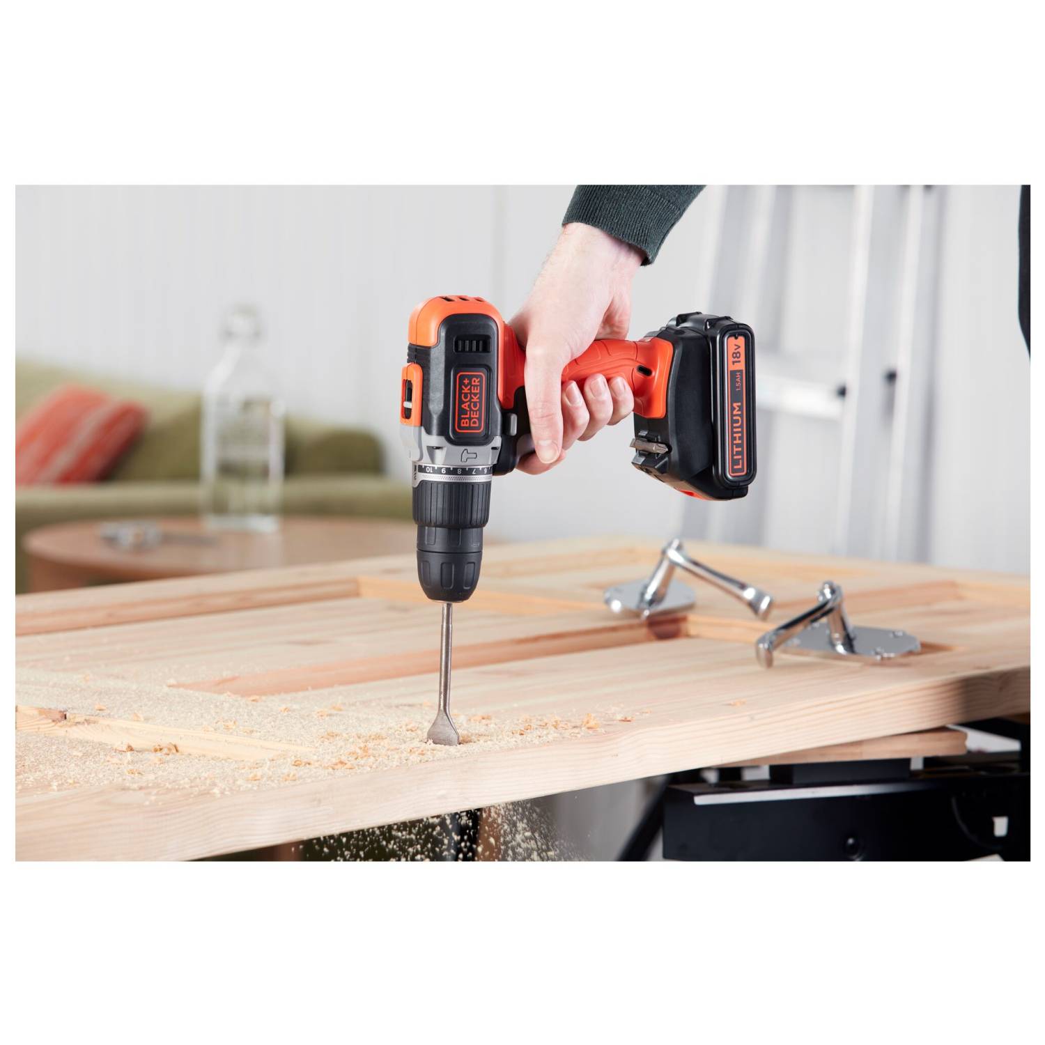 Black & Decker BCD003C2K - Schlagbohrhammer - schnurlos