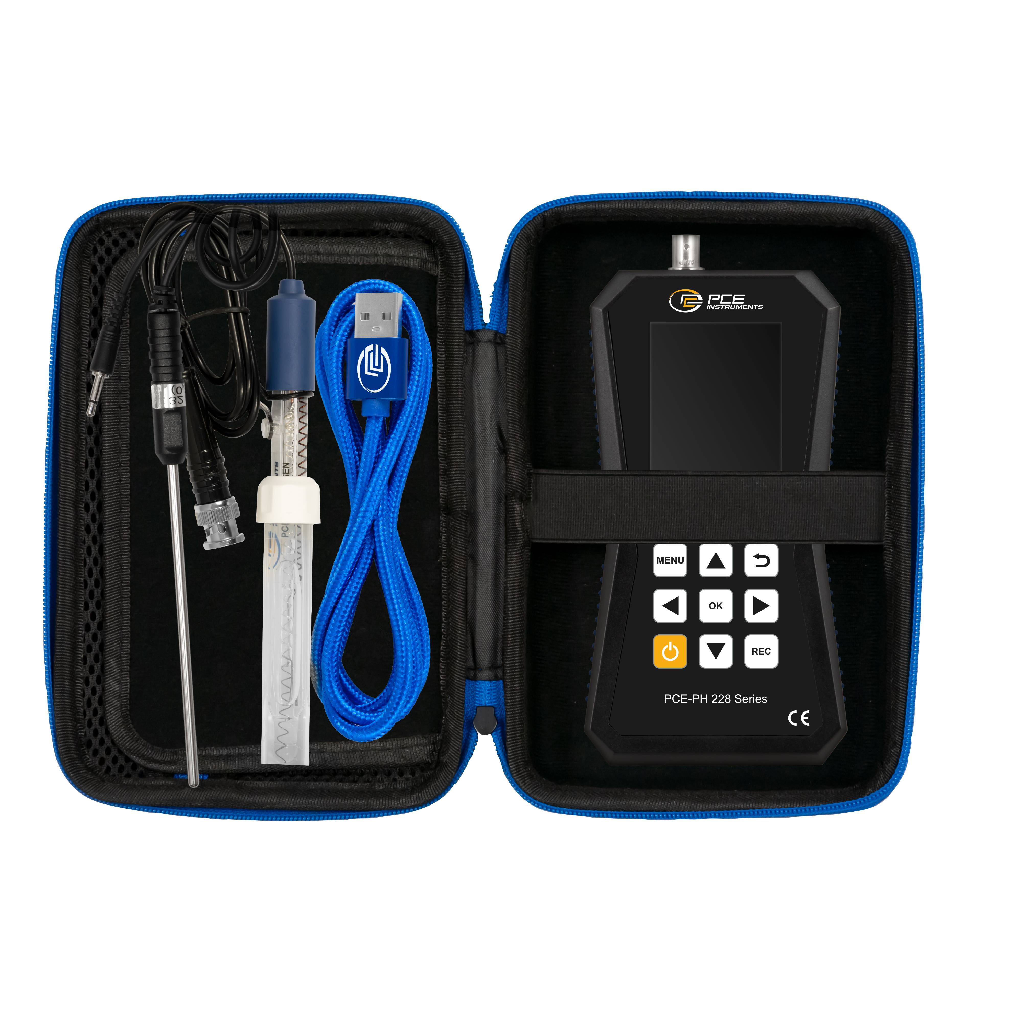PCE Instruments PCE-PH 228LAB-GEN pH-Messgerät pH-Wert, Temperatur, Redox (ORP)