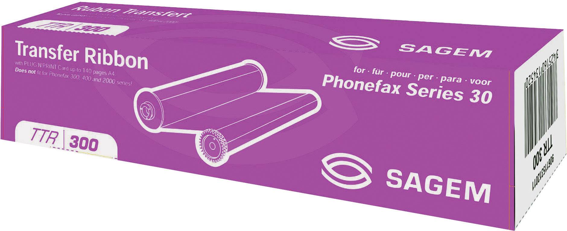 Sagem Thermotransfer-Rolle Fax Original 140 Seiten Schwarz 1 St. TTR 300 906115312011