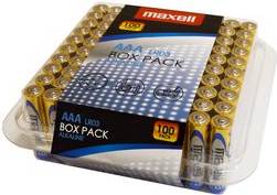 maxell Alkaline Batterie "BOX PACK", Micro AAA, 100er Box