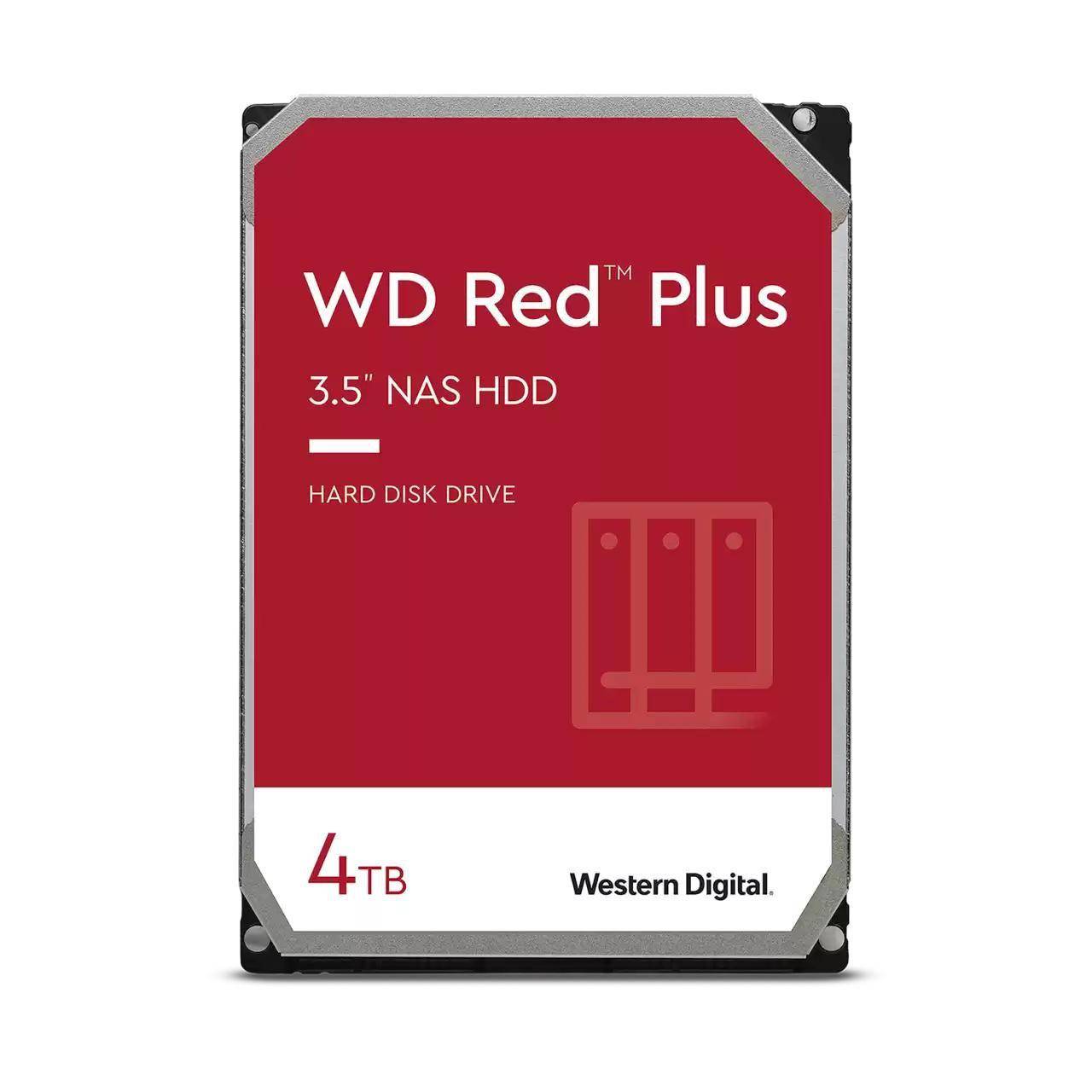 Western Digital 4TB RED PLUS 256MB CMR 3.5IN
