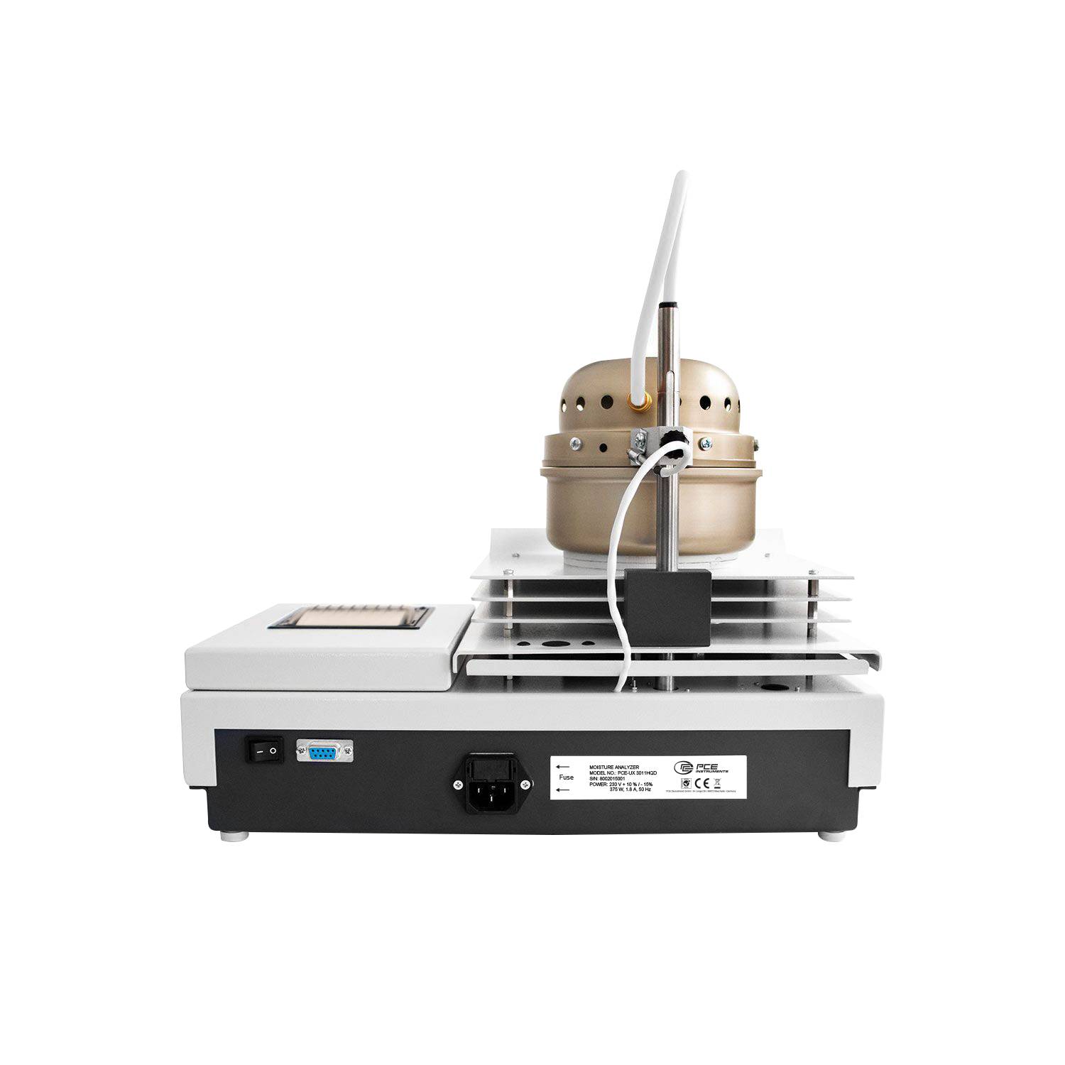 PCE Instruments Feuchtebestimmerwaage PCE-UX 3011HQD |Wägebereich 200g |Heiztemperatur 600°C |eingebauter Drucker