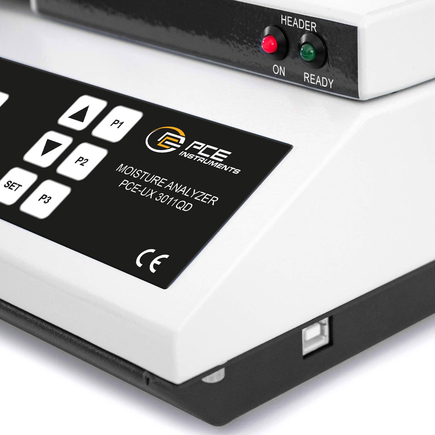 PCE Instruments Feuchtebestimmerwaage PCE-UX 3011QD |Wägebereich 220g |Heiztemperatur 360°C |eingebauter Drucker