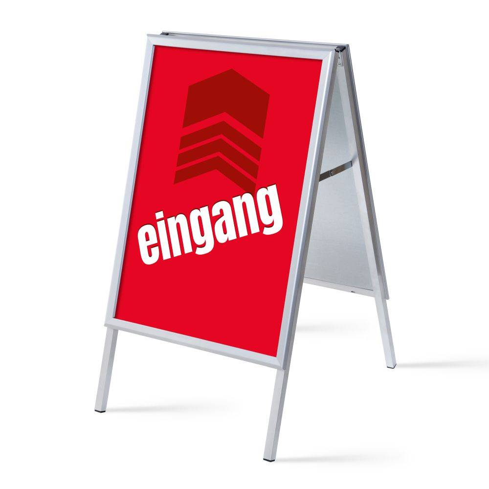 Kundenstopper A1 Set Eingang rt deutsch