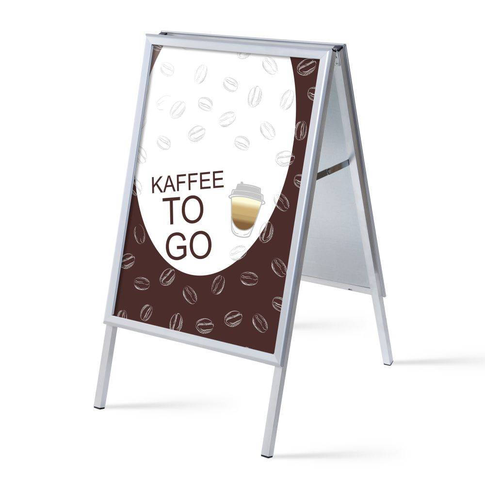 Kundenstopper A1 Set Kaffee To Go deutsch