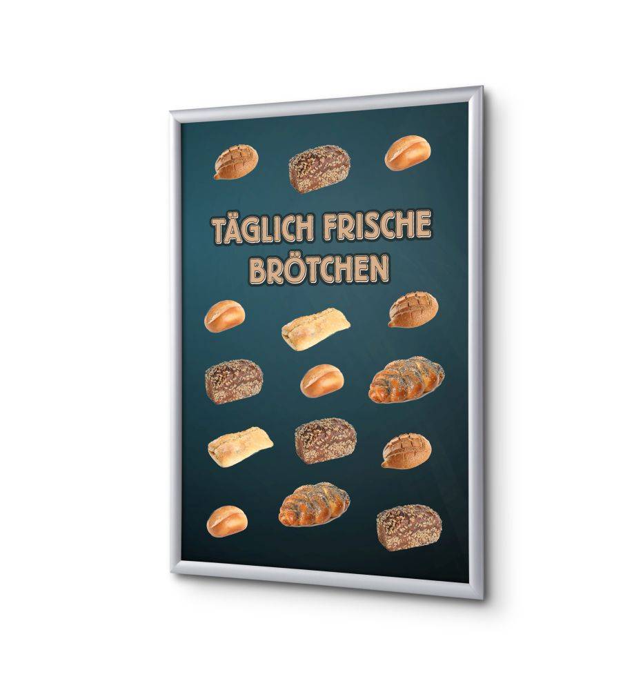 Showdown Klapprahmen - DIN A4 - Komplett-Set - Brot Deutsch - Schwarz