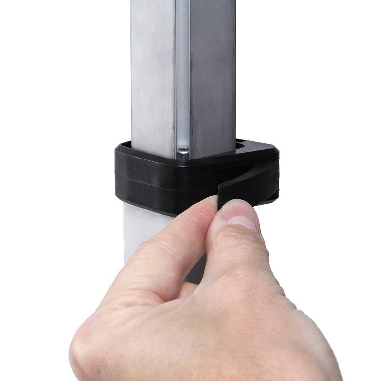 Tablet-Bodenständer Trigrip Freestanding Telescopic DTSTGT13 silber für 1
