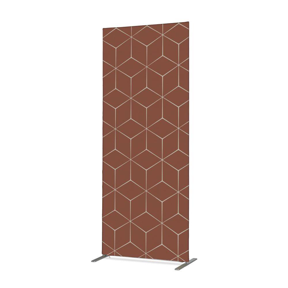 Raumteiler 100x200cm Hexagon br
