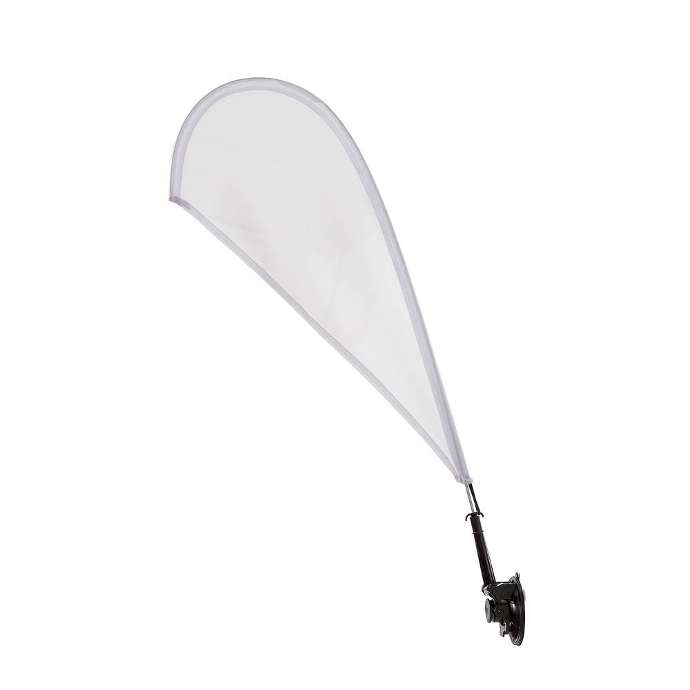 Showdown Fensterflagge Werbefahne mit Saugnapf